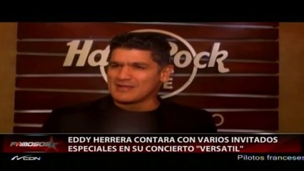 Eddy Herrera ofrecerá un concierto más “versátil” que nunca