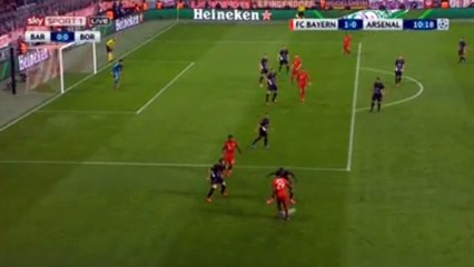 Robert Lewandowski Goal 1-0 Bayer Munich vs Arsenal 04.11.2015 (HD)
