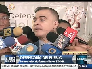 Instalan talleres de formación de DDHH a cuerpos policiales