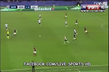 AS Roma 2 - 0 Bayer Leverkusen # Dzeko