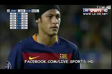 Barcelona 1-0 BATE Borisov # Neymar [Pen.]