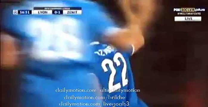 Artem Dzyuba 2nd Goal | Lyon vs Zenit pt. 04.11.2015