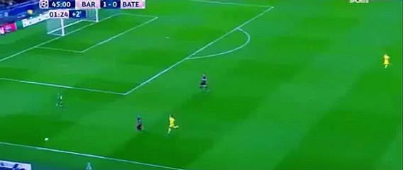 Marc Andre Ter Stegen doing a Neuer vs BATE Borisov 2015