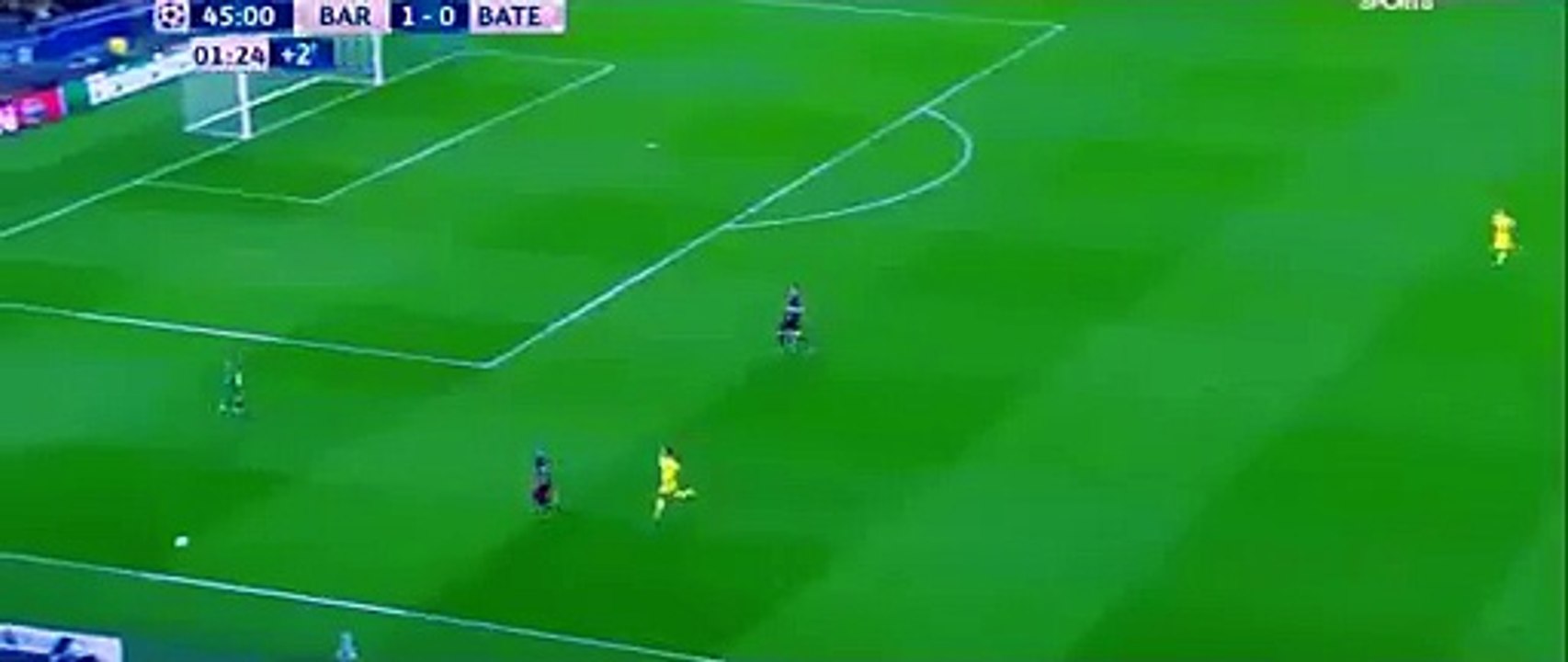 Marc Andre Ter Stegen doing a Neuer vs BATE Borisov 2015