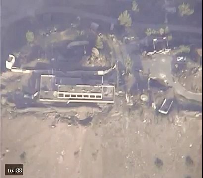 Су-34 нанес удар по заводу в пров. АЛЕППО, на котором производились самодельные взрывные устройства