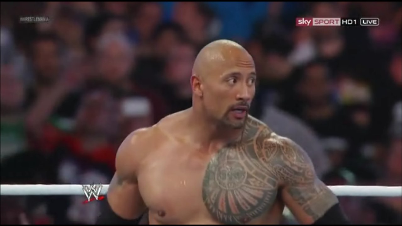 The Rock vs. John Cena - WrestleMania 28 (German)