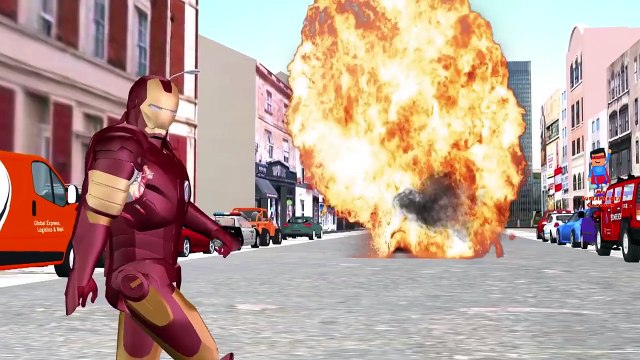 Finger Family Rhymes Spiderman Ironman 3D Cartoons Hulk Captain America Children Nursery R