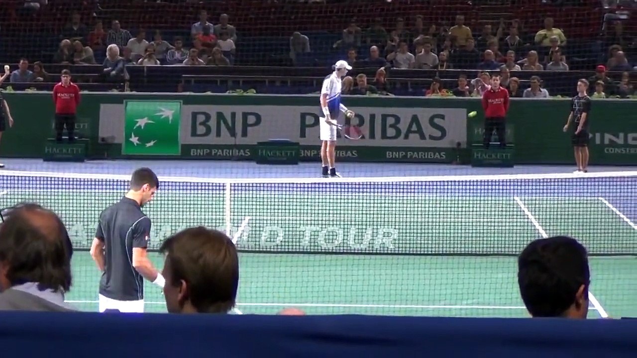 Novak Djokovic practice session Paris HD