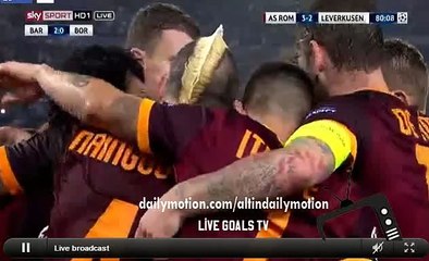 Download Video: All Goals & Highlights HD | AS Roma 3-2 Bayer Leverkusen - Champions League 04.11.2015