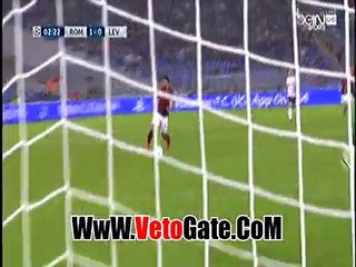 ملخص محمد صلاح بمباراه روما وباير ليفركوزن