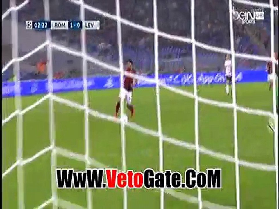 ملخص محمد صلاح بمباراه روما وباير ليفركوزن