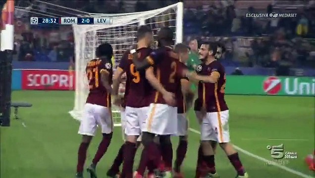 AS Roma 3-2 Bayer Leverkusen _ All Goals and Full Highlights 04.11.2015 HD