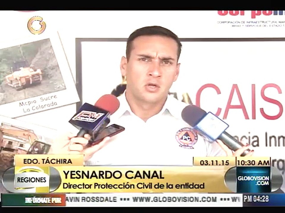 Lluvias en Táchira ocasionaron desbordamiento de caudales
