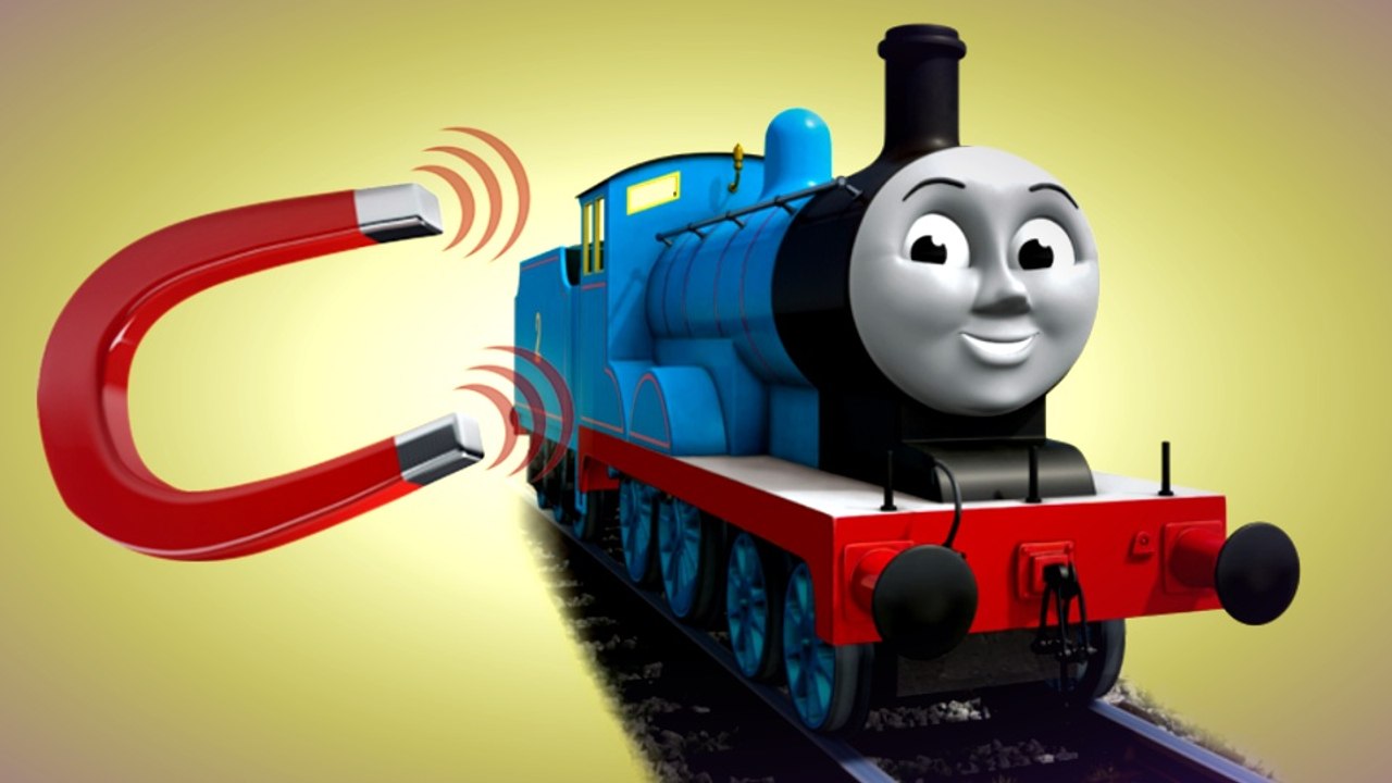 Train with Magnets playing with Toys