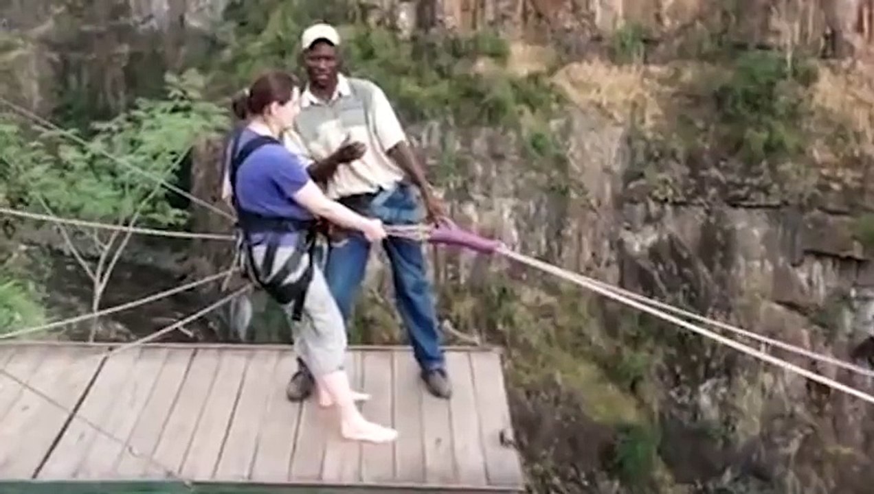Gorge Swing At Victoria Falls  Longest Swing Ever