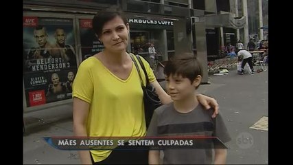 Mães ausentes se sentem culpadas pela falta de tempo para os filhos