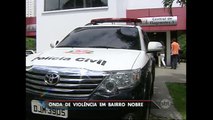 Bairro nobre de São Paulo registra feriado violento