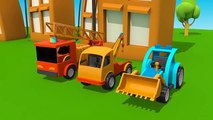 Kid's 3D Construction Cartoons for Children 9 - Leo's SEA BOAT! ( _ ,   )