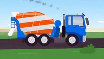 Kid's Cartoons - TRUCK TRANSFORMERS! (Garbage Truck, Crane & Cement Mixer) Doc McWheelie!