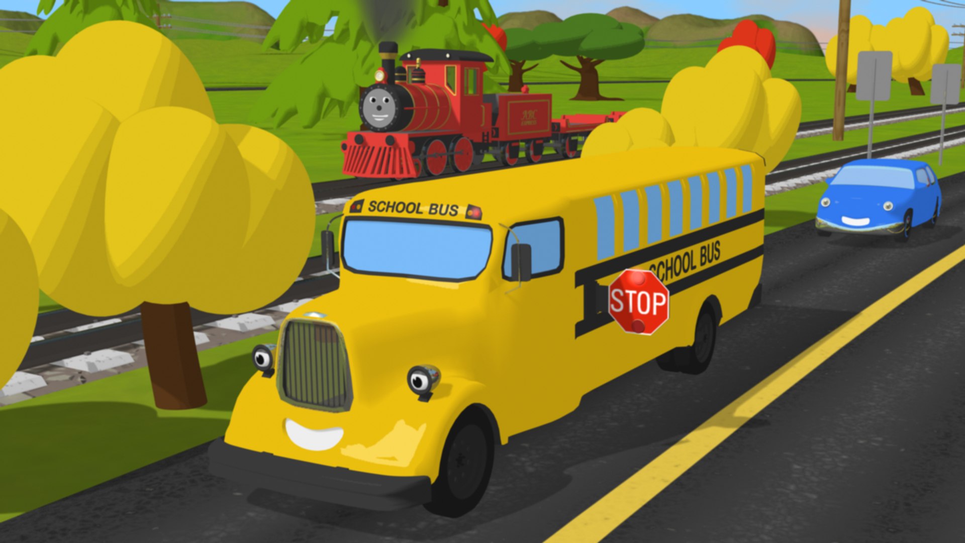 Help Shawn The Train teach the car about traffic signs! - video Dailymotion