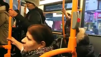 Pakistani Lady abusing in Train in UK
