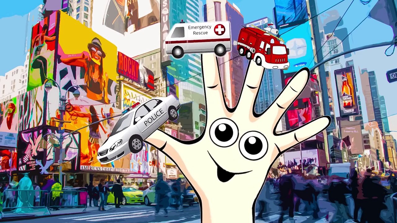 STREET VEHICLES Finger Family & More! | Surprise Eggs filled with Police Cars & More | Nur