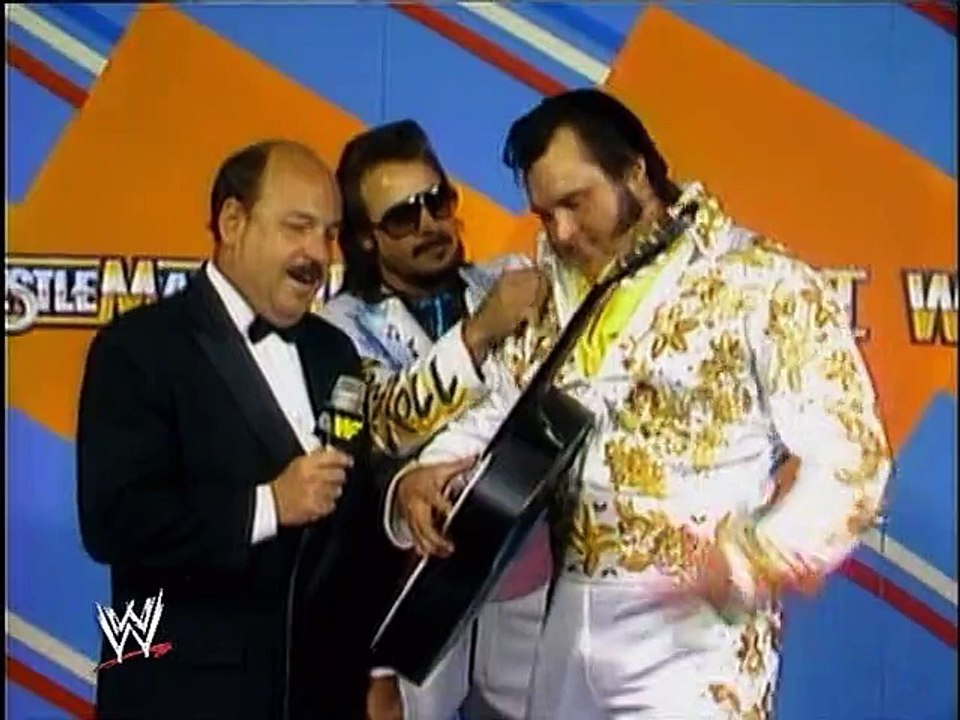 WWF Wrestlemania III - The Honky Tonk Man Interview