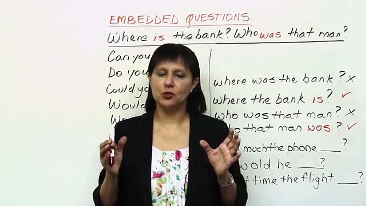 Conversational English - What are Embedded Ques...