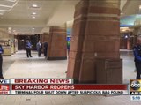 Phoenix Sky Harbor reopens after investigation
