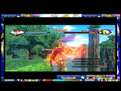 Dragon Ball Xenoverse Ssj Goku Deus VS Li Shenlong
