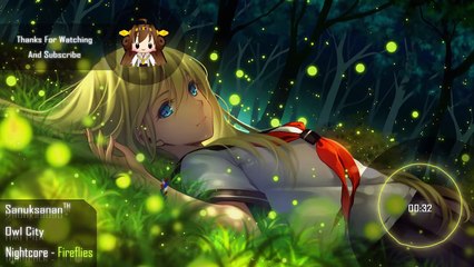 Nightcore - Fireflies