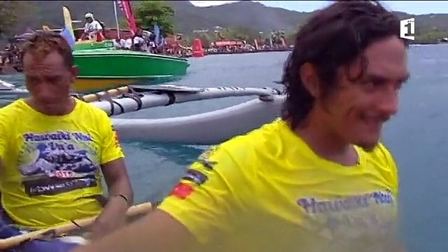 Les 30 dernières minutes de course avant l'arrivée de la Hawaiki nui va'a - 1ère étape entre Huahine et Raiatea