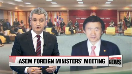 S. Korea's FM to attend ASEM meeting to call for cooperation on N. Korea