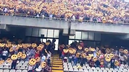 Salernitana : Because I'm happy tifo