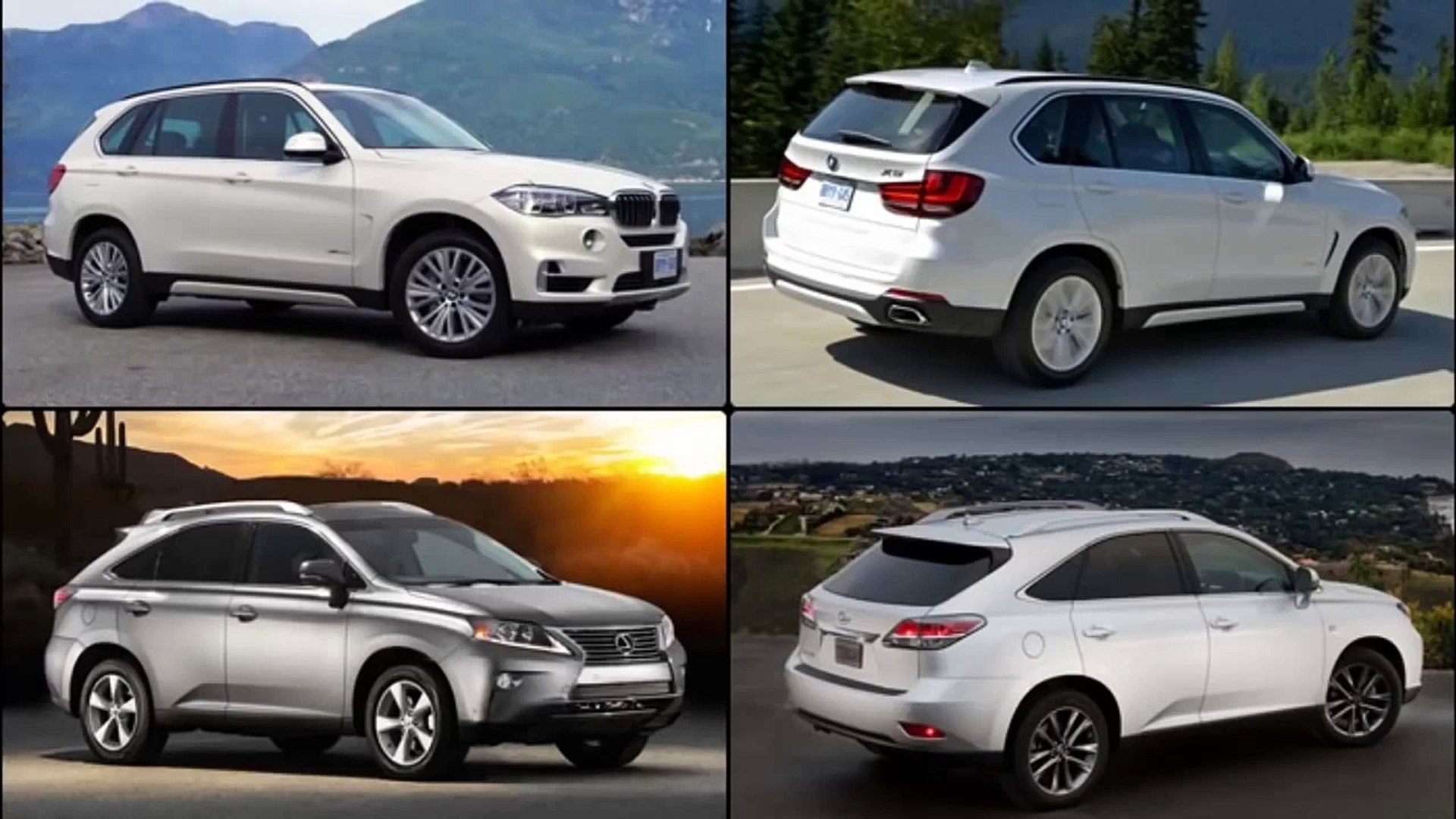 Car Comparisons : 2015 Lexus RX 450h VS 2015 BMW X5 - Dailymotion Video