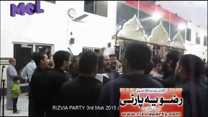 3rd Muharram Rizvia Party (Rizvia Society) Karachi.