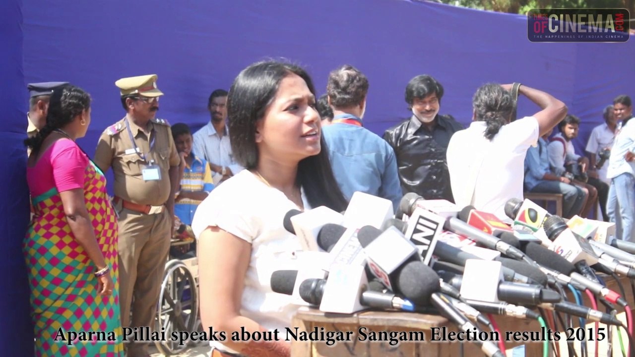 Aparna Pillai speaks about Nadigar Sangam Election results 2015