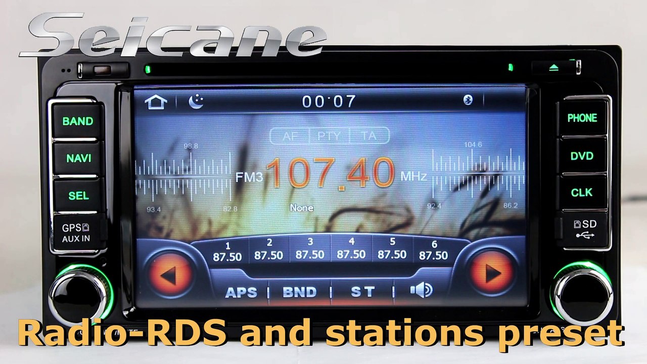 Plug and play Toyota Universal Camry Corolla Radio DVD Bluetooth with nav system Analogue TV USB SD steering wheel contr