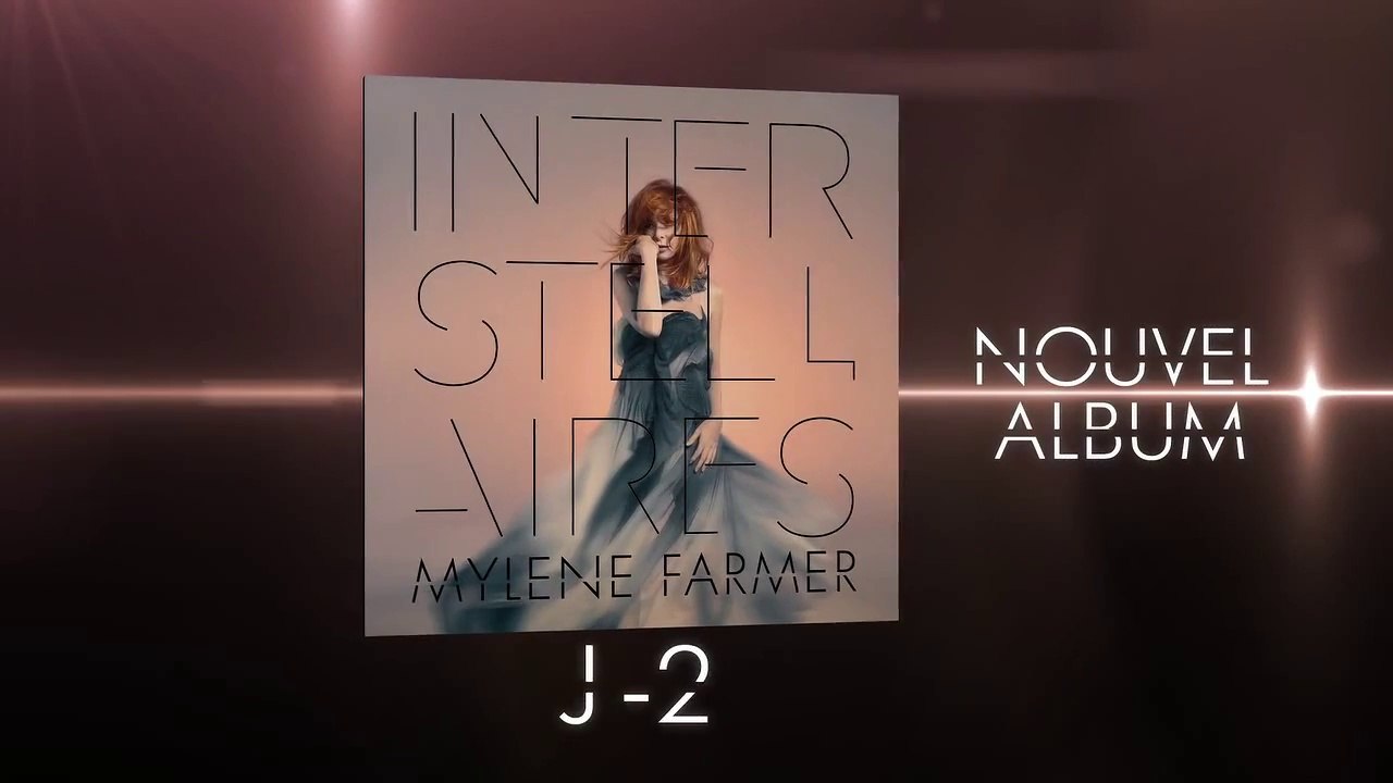 Mylene Farmer -Pub - J-2 - Album " Interstellaires "