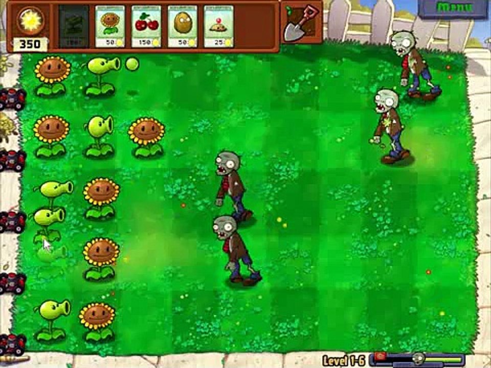 Plants Vs Zombies Adventure Stage Level-6 Quick Play Game
