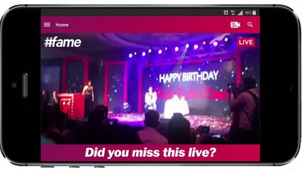 Shah Rukh Khan’s Birthday Bash - Live on #fame
