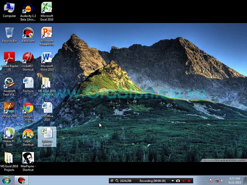 Projects MS Excel 2010 - Syllabus Record - Part-10