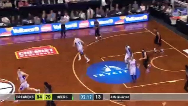 New Zealand Breakers - Adelaide 36ers NBL LAST 3 MINUTES