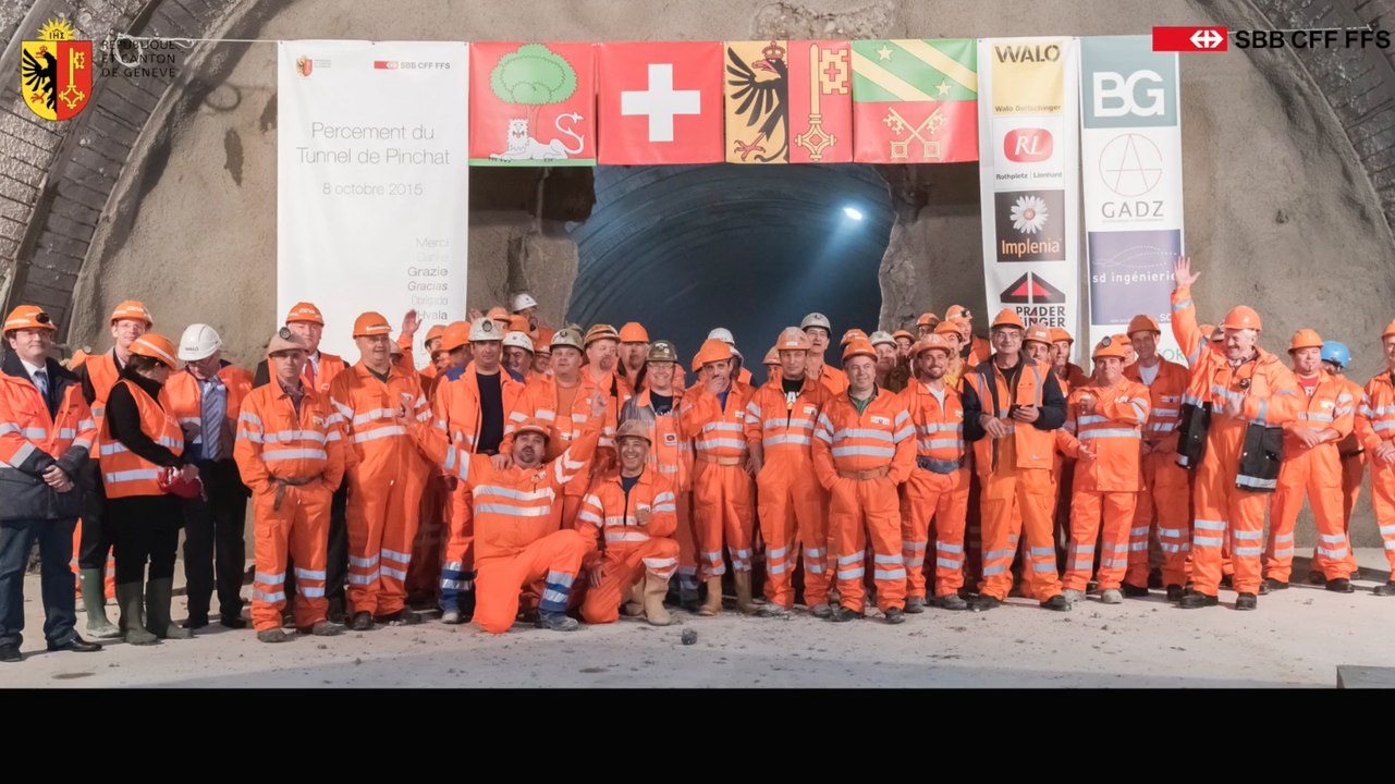 Percement du Tunnel de Pinchat - CEVA