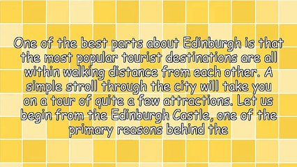 Check Out Edinburgh Like Never Before