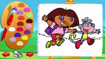 Dora the Explorer Episode - Dora Games - Coloring Dora