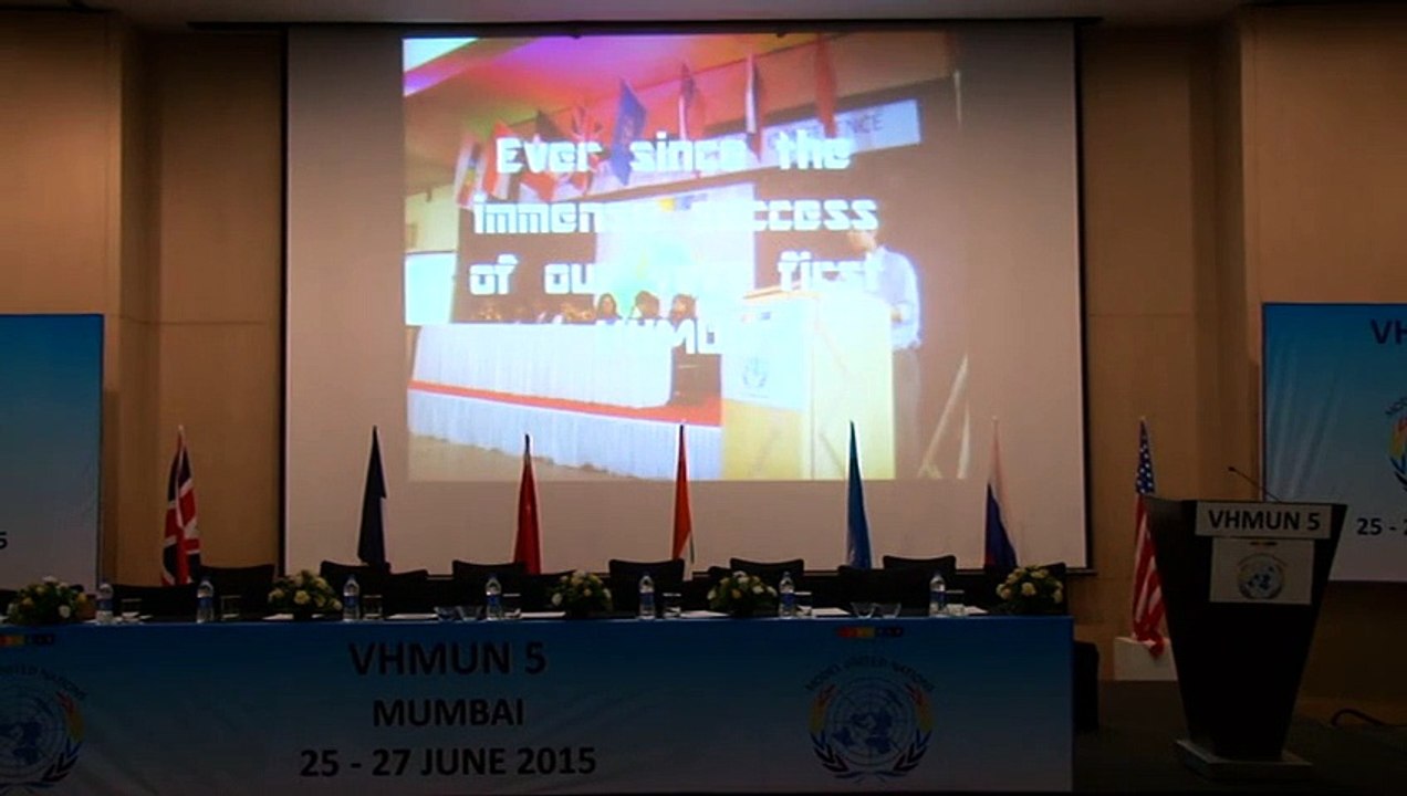 Mr. Rustom Kerawalla grace his presence at the VIBGYOR High Model United Nations – Opening Ceremony.