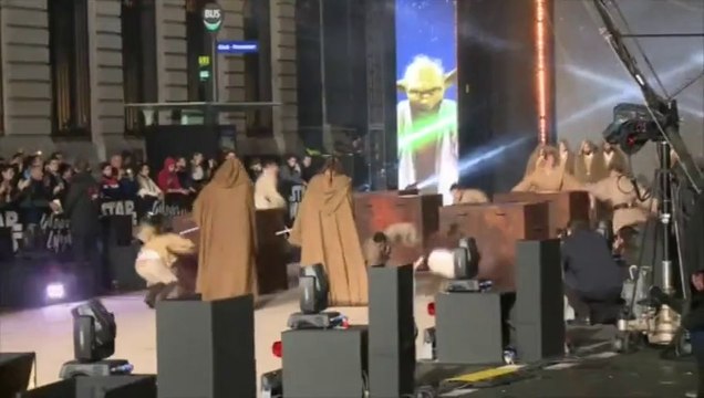Star Wars lance les festivités de Noël aux Galeries Lafayette