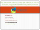 Sap apo  training in usa,uk,ausrtalia