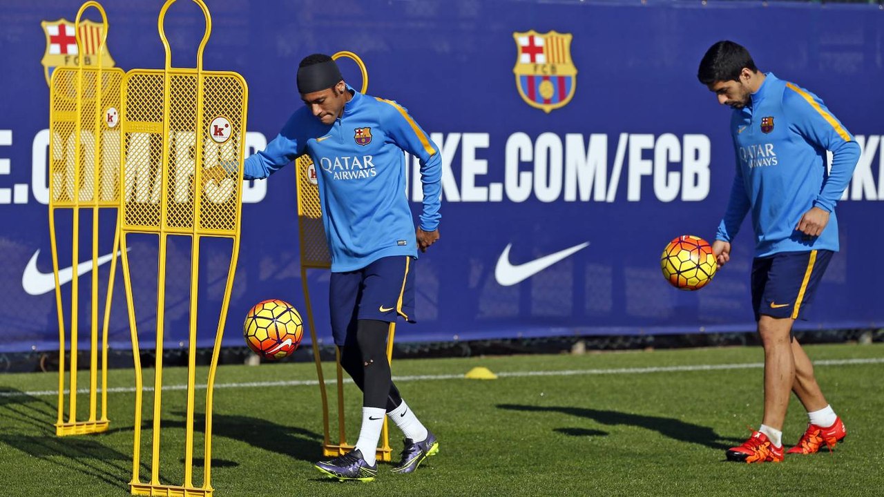 FC Barcelona training session: recovery session after the european victory